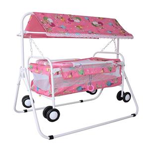 LookNSnap Baby jhula Swing for Sleeping Cradle for Babies New Born Comfort Baby Cradle, baggi Crib palna  Pink